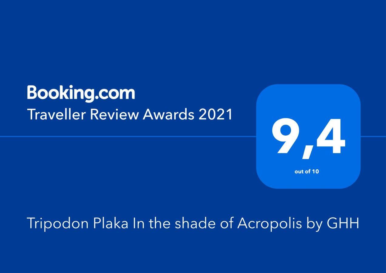 Willa Tripodon Plaka In The Shade Of Acropolis By Ghh Ateny Zewnętrze zdjęcie